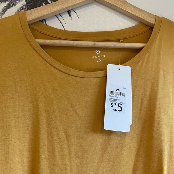 Mustard target size 20 womens tshirt NWT - Picture 3 of 5